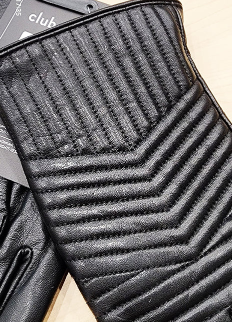 Quilted Leather Gloves