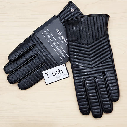 Quilted Leather Gloves