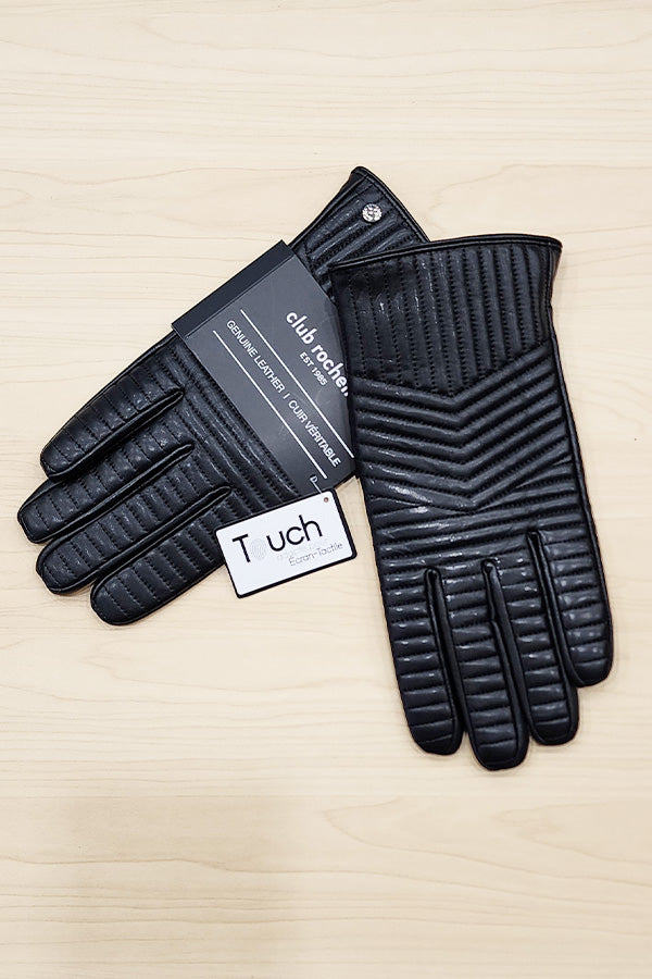 Quilted Leather Gloves