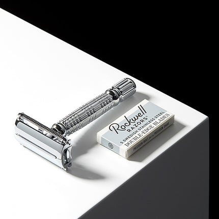 R1 Double-Edge Safety Razor - White Chrome