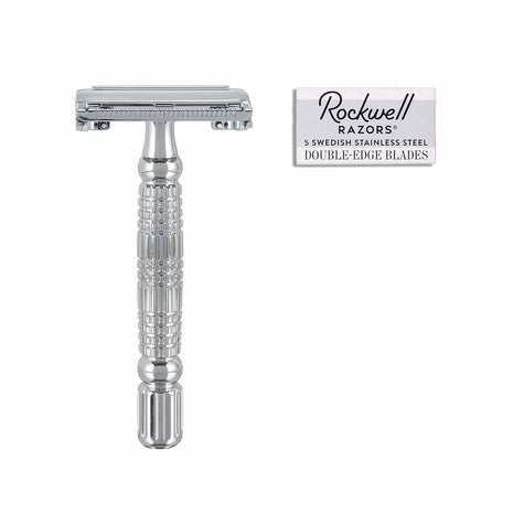 R1 Double-Edge Safety Razor - White Chrome