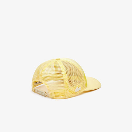 Crocodile Print Neoprene And Mesh Cap