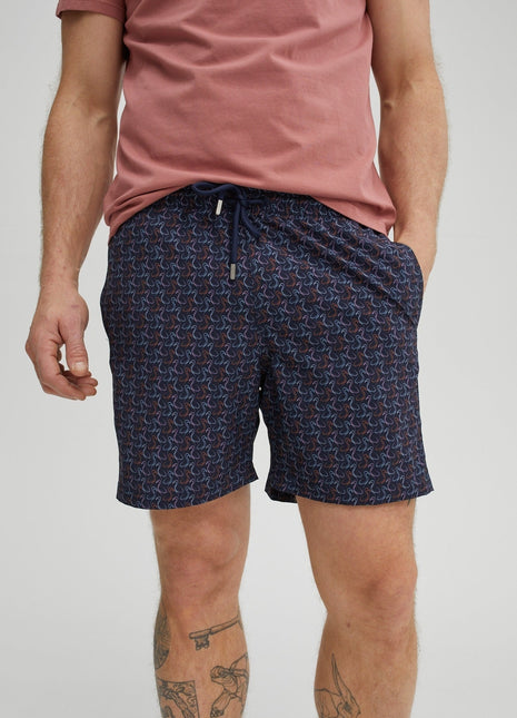 Swim Shorts with Flamingo pattern