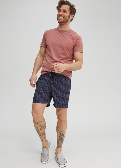 Swim Shorts with Flamingo pattern