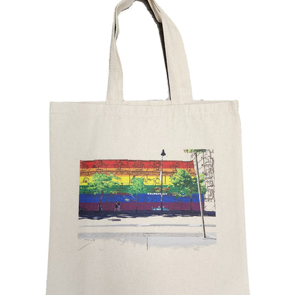 Rainbow Facade Tote