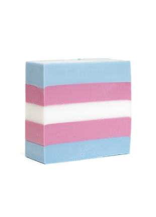 Trans Flag Raspberry Pink Lemonade Cocoa Butter Soap & Vegan