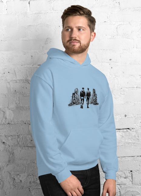 Rainbow Series - Walking On The Clouds - Slim Fit Unisex Pullover Hoodie