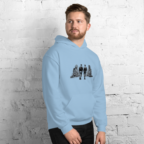 Rainbow Series - Walking On The Clouds - Slim Fit Unisex Pullover Hoodie