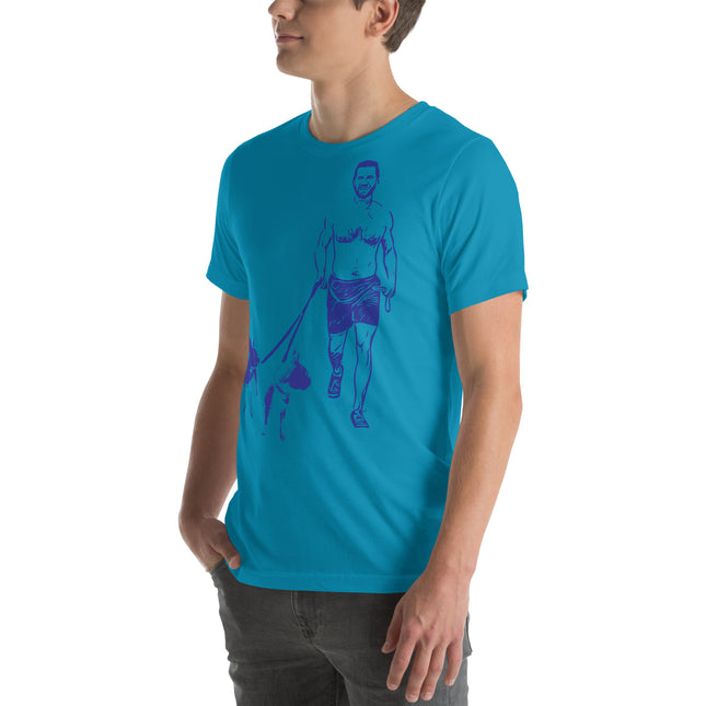 Rainbow Series - Man's Best Friend: A Jog in the Park - Slim Fit T-Shirt