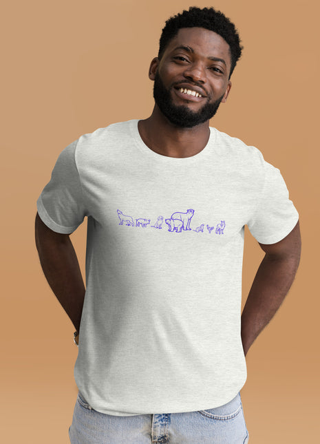 Rainbow Series - This Place is a Zoo - Slim Fit T-Shirt