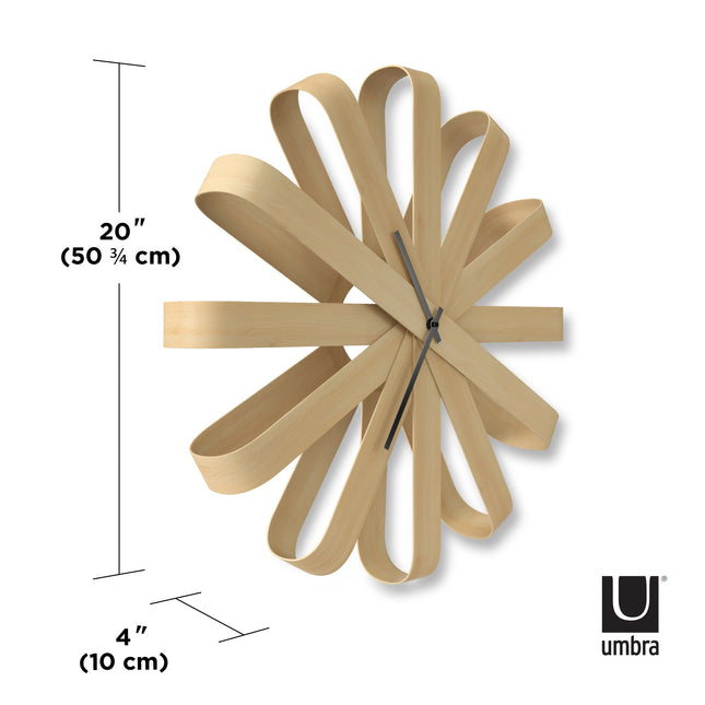 Ribbonwood Wall Clock