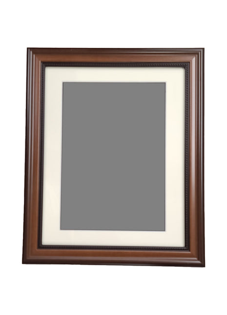 Beaded Walnut Synthetic Wood 11x14 Frame