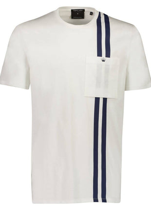 Contrast Stripe T-Shirt with Pocket
